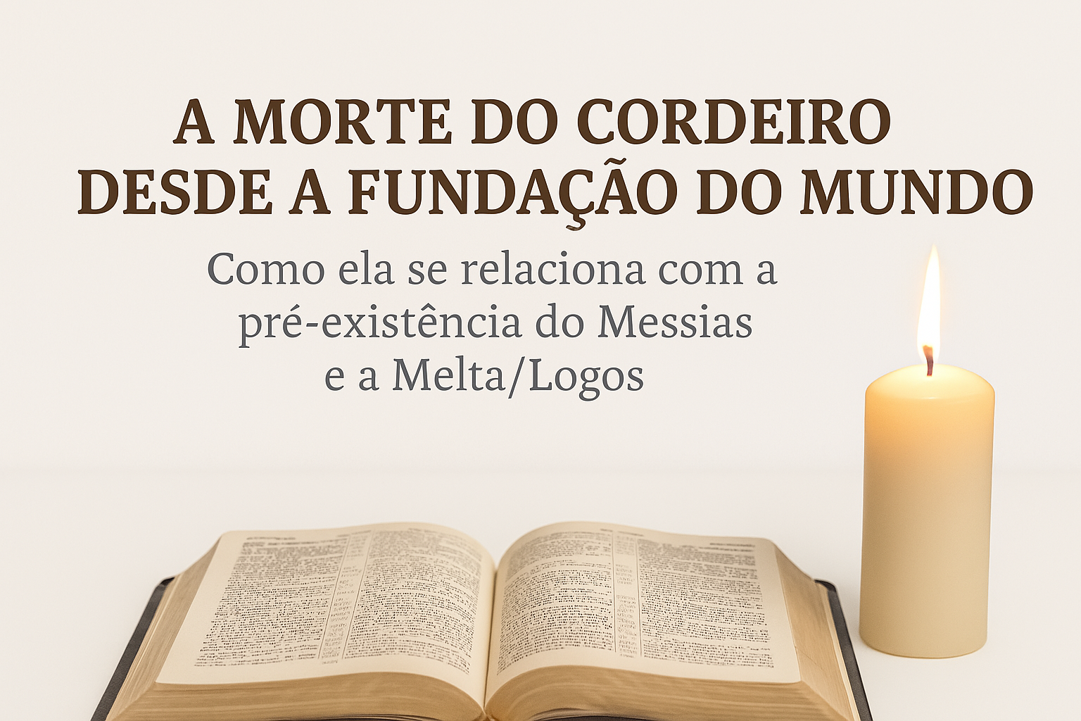 A Pré-Existência do Messias e o Logos Eterno